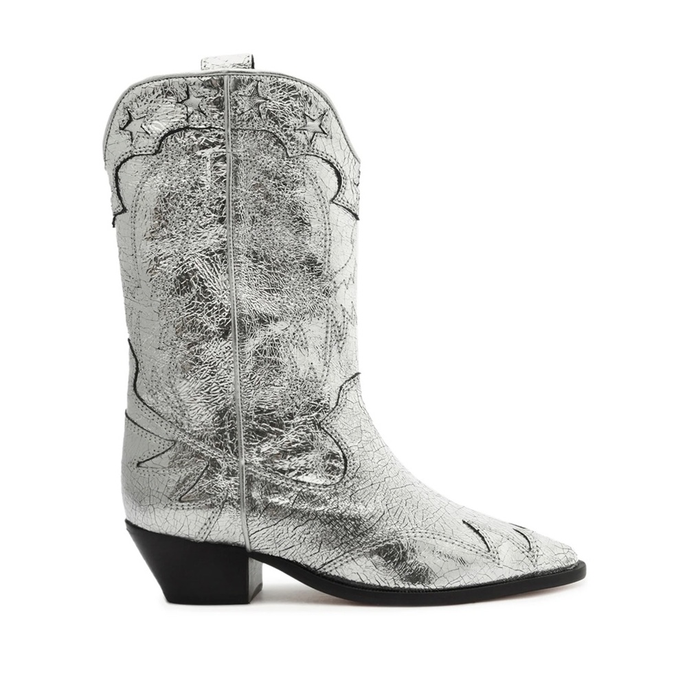 Cicera West Metallic Leather bootie - SCHUTZ